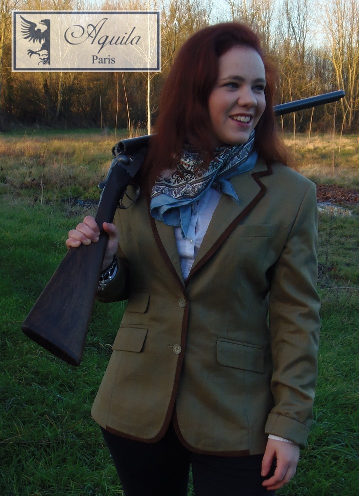 Veste de discount chasse en tweed